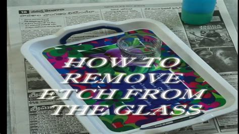 How to Remove Etching from Glass: A Journey Through Time and Texture